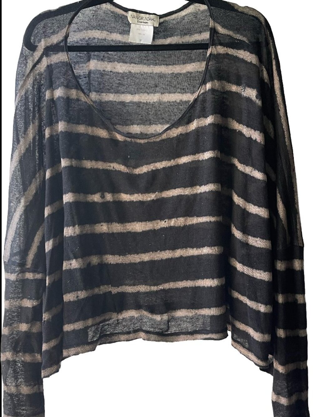 Ivan Grundahl 100% Linen Striped Top